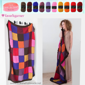 Garnpaket (Colour Crafter) - Filt Last Dance On The Beach "Dance under the stars"