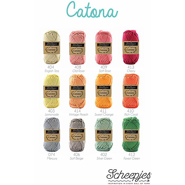 150-pack - Alla färger Catona (Scheepjes) 50 gram - Bild 4