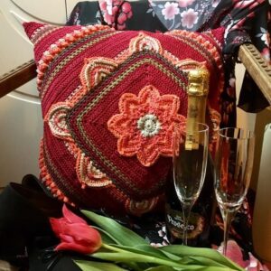 Garnpaket - Kudde In Bloom "Tango"