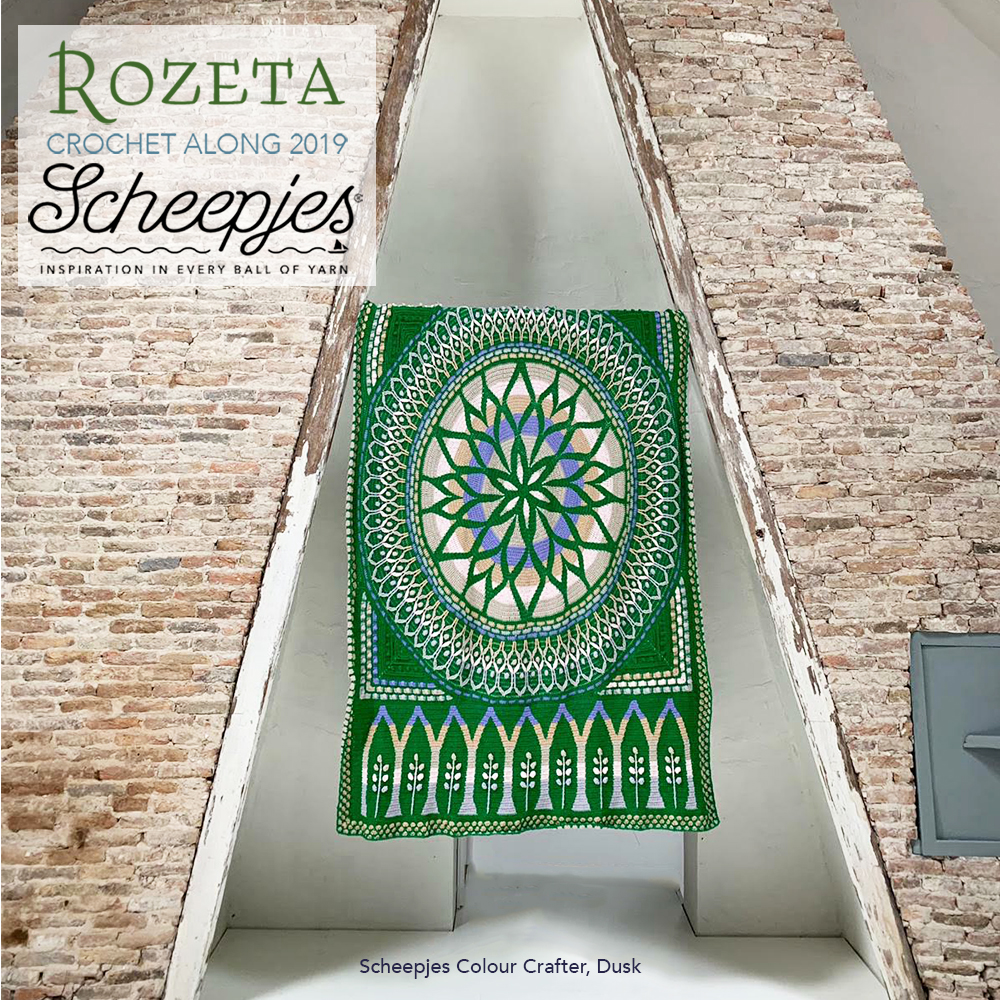 Garnpaket (Colour Crafter) - Filt Rozeta Dusk