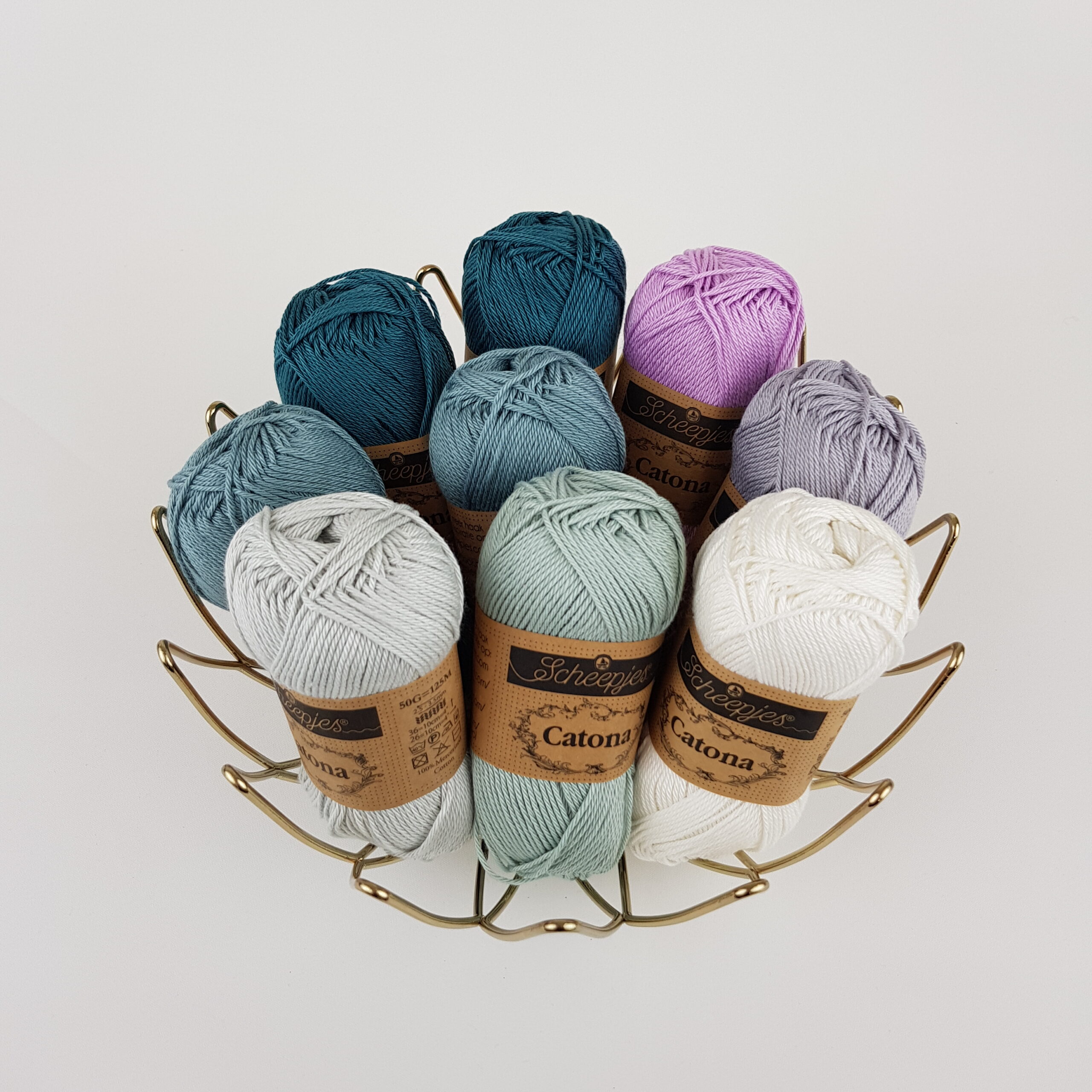 Catona Frosty Garden - Garnpaket 10-pack