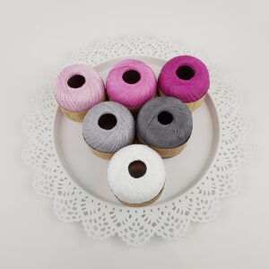 Sugar Rush Pink Agate - Garnpaket 6-pack