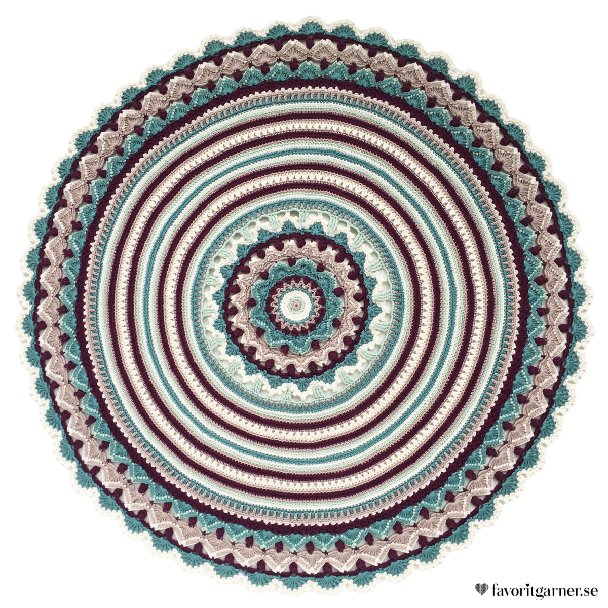 Mönster - Christmas Rose Mandala - Bild 7