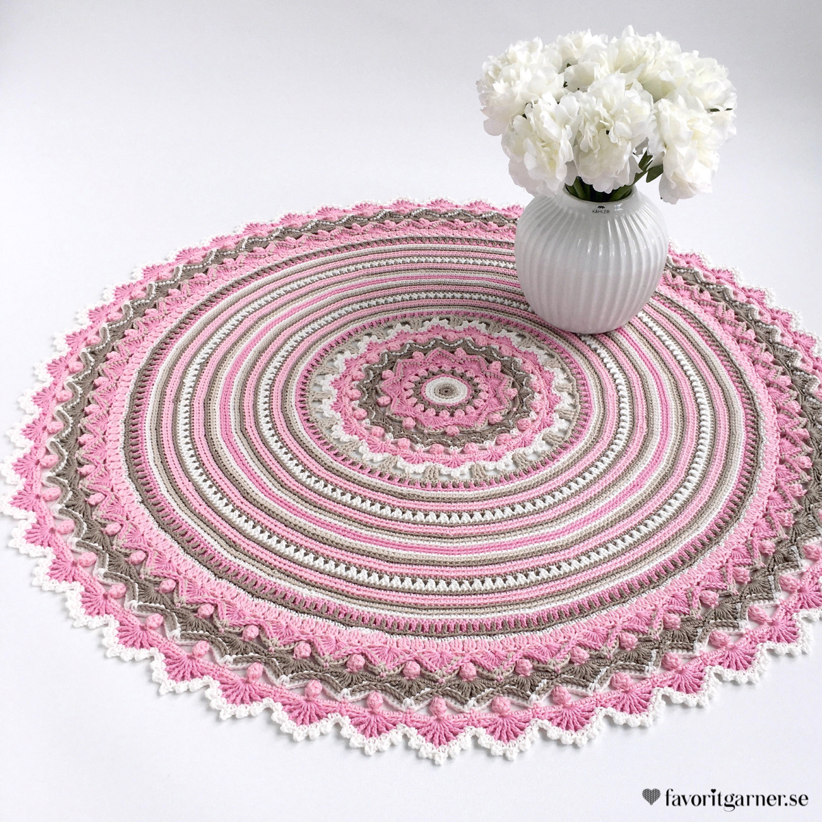 Mönster - Christmas Rose Mandala - Bild 5