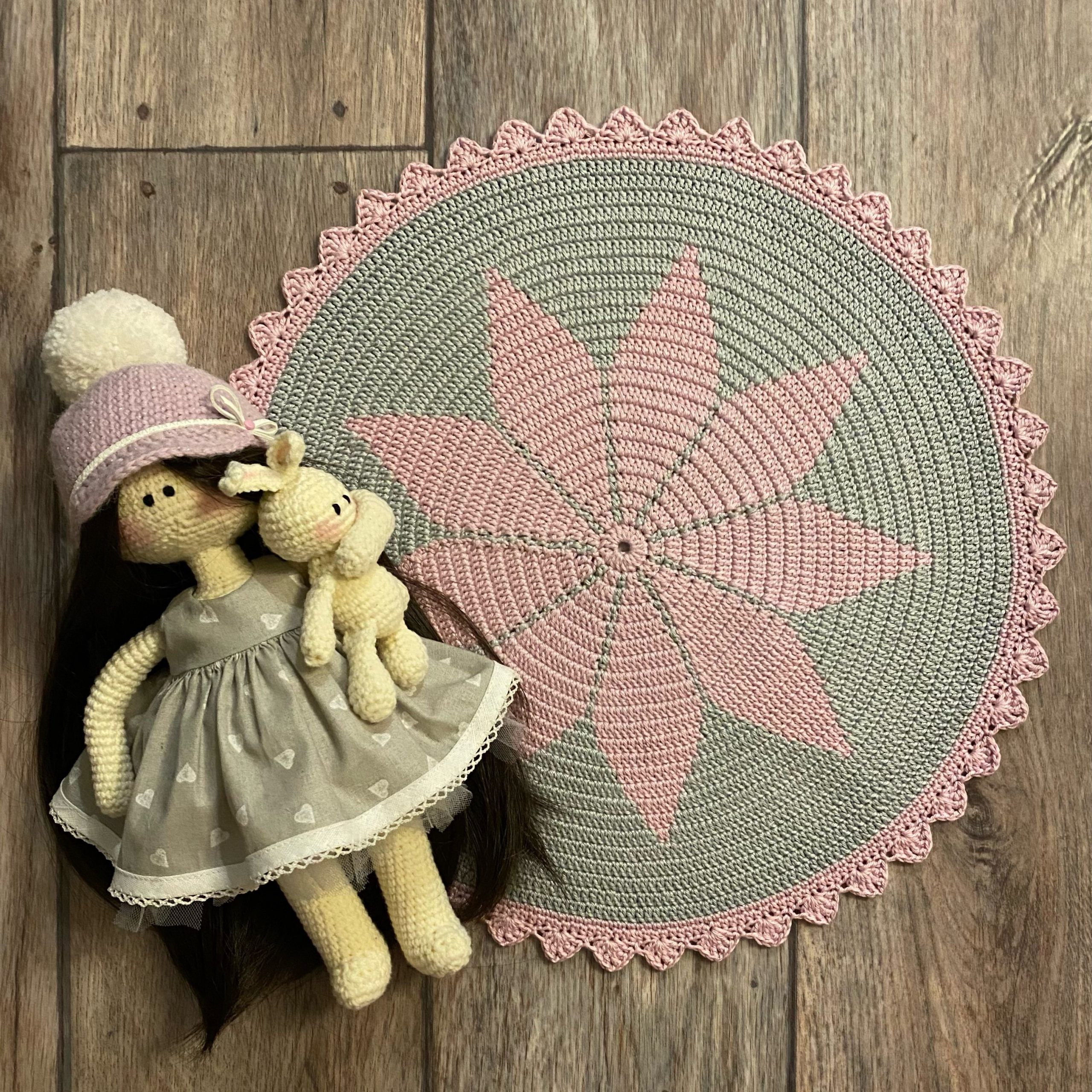 Poinsettia duk / bordstabletter - Mönster - Bild 9