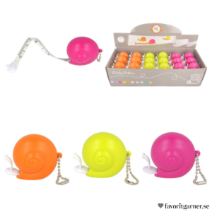 Måttband Snigel Rosa