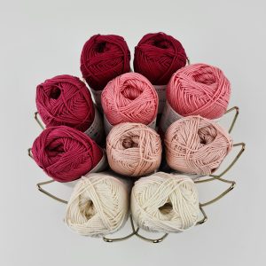 Catania Glossy Red - Garnpaket 10-pack
