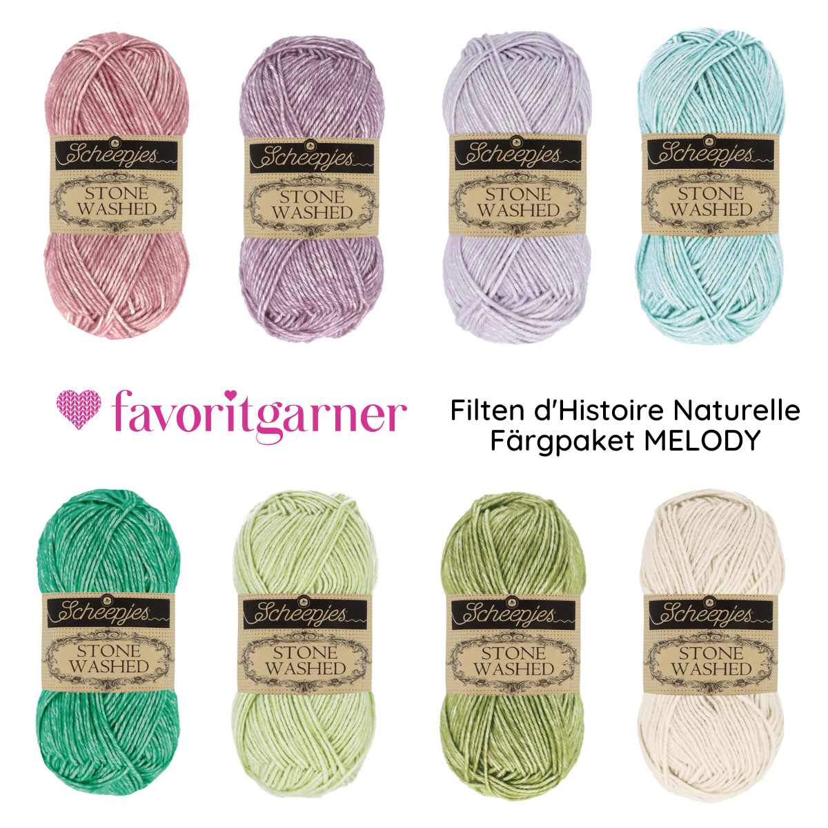 Filt d'Histoire Naturelle CONCHOLOGY - Garnpaket (Stone Washed) ORIGINALBOX! - Bild 13
