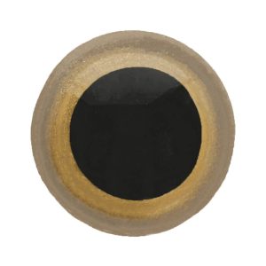 12 Säkerhetsögon - GULD (olika storlekar)