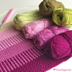 Mönster - Ombré crochet